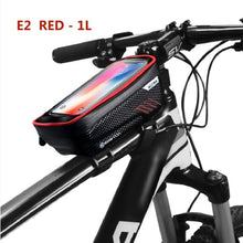 Load image into Gallery viewer, Bike Bag Frame Front Top Tube Waterproof Hard Shell Cycling Bag Touch Screen Phone Case Bicycle Accessories Bike Phone Mount Bag Cycling Waterproof Front Frame Top Tube Handlebar Bag With Touch Screen Holder Case
