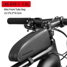 Load image into Gallery viewer, Bike Bag Waterproof Reflective Front Top Frame Tube Bag Large Capacity Ultralight Bicycle Bag Cycling Bike Top Tube Bag Front Frame Bag Water-resistant Bike Storage Bag Large Bike Pouch
