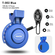 Load image into Gallery viewer, Bike Bell Charging Speaker USB Recharged Mini Electric Bike Horn 4 Modes Cycling Electric Bicycle Accessories For Scooter Electric Bike Horn Cycling Bicycle Scooter Horn Battery Waterproof Bicycle Accessories For Kid
