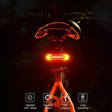 Load image into Gallery viewer, Bike Taillight USB Remote Wireless Controlling Bike Rear Lamp Turn Signal Light LED Bicycle Remote Control Bike Tail Light Bicycle Light Safety Warning Bike Brake Rear Light Safety Warning Cycling Light
