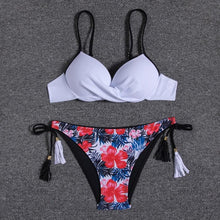 Load image into Gallery viewer, Bikini Push Up Swimwear  Bikini Set Pink Swimwear Women Micro Swimsuit Female Bandage Bikini Beach Wear Swimming Two-Piece Swimsuit Summer Swimsuit for Women
