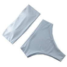 Load image into Gallery viewer, Bikini Set Summer Swimwear Beach Women's Swimsuit Bathing Suit Push Up Brazilian Bikini Women’s Two-Piece  Strapless Padded High Cut Bathing Suit Swimwear
