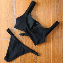 Load image into Gallery viewer, Bikinis Women's Swimsuit Women Bathing Suit Classic Bikini Bathing Suit High Cut Bikini Set Swimsuits Plus Size Swimwear Summer Push Up Swimwear Women Adjustable Swimsuit 2 Piece Female Bikini
