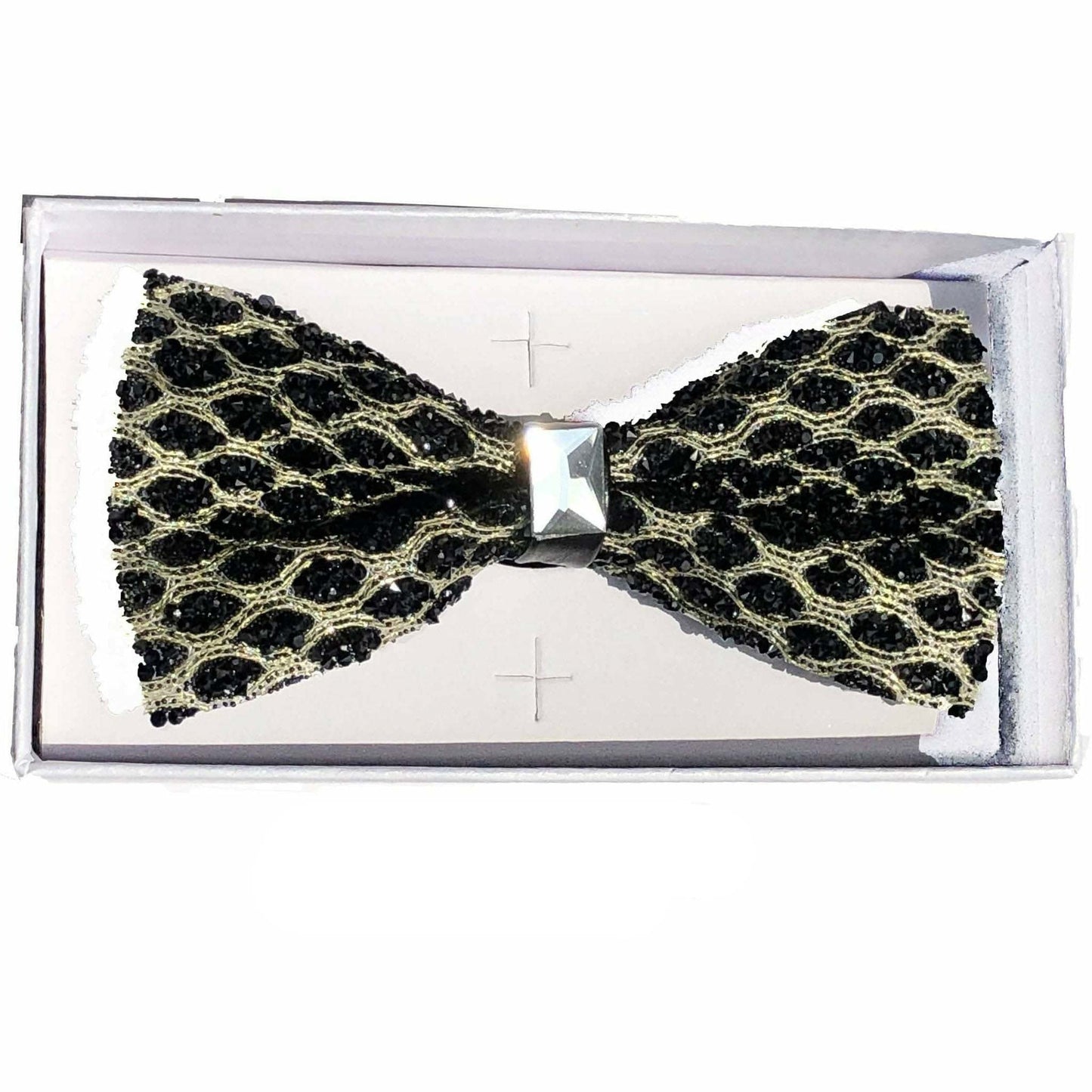 Vittorio Farina Jeweled Bow Tie