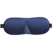Load image into Gallery viewer, Black 3D Sleep Natural Sleeping Mask Eye Adjustable Strap Eye Mask Cover Portable Travel Blindfold Comfortable Mask For Sleeping
