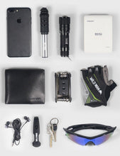 Load image into Gallery viewer, Black Bike Bag Frame Front Top Tube Cycling Bag Waterproof Phone Case Touchscreen Bag  Pack Bicycle Accessories Bike Bicycle Bag Waterproof Bike Phone Mount Bag Front Frame Top Tube Handlebar Bag Touch Screen Holder Case For Cell Phones 6.6in
