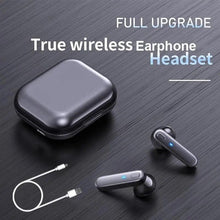 Load image into Gallery viewer, Black Bluetooth-Compatible Wireless Bass Ear Buds Stereo Headphone With Mic Touch Control Bluetooth Lightweight Earphones
