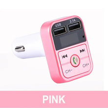 Load image into Gallery viewer, Black Car Bluetooth Wireless Hand-free Transmitter Dual USB Charger Music Player For Cars Easy Use Gadget
