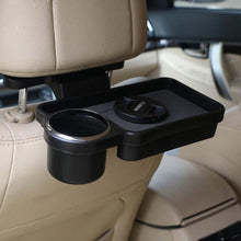 Load image into Gallery viewer, Black Car Drink Holder Beverage Bottle Cup Mounts Holders Special Drink Holder Adjust The Size Holder Drinks Bottle Water Cups Extendable Cup Holder Organizer Cup Holder Drink Pocket Water Bottle Mount Stand Coffee Drinks Car Accessories Back Seat Table
