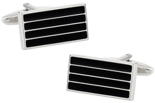 Load image into Gallery viewer, Black European Cufflinks

