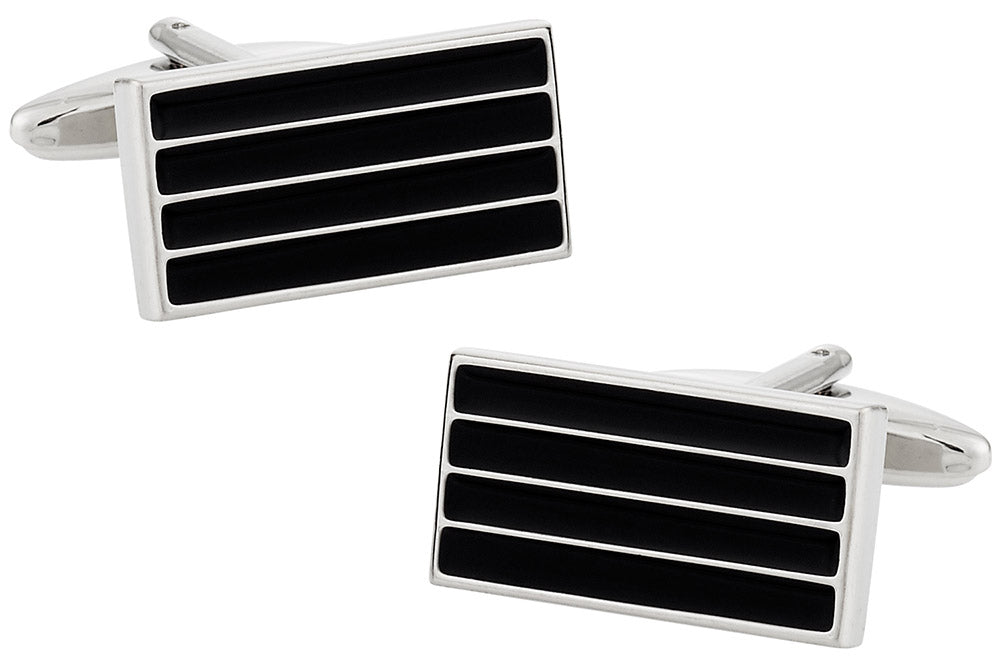 Black European Cufflinks
