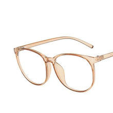 Load image into Gallery viewer, Black Fashion Anti Blue Light Transparent Computer Glasses Lightweight Frames  For Women Men Round Eyewear Round Women Optical Eyewear Frames Vintage Cat Eye
