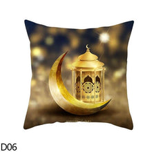 Load image into Gallery viewer, Black Gold Decor Pillow Case Ramadan Cushion Cover Pattern Decorative Cushion Pillowcase Stylish Pillow Home Decor Pillowcover
