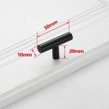 Load image into Gallery viewer, Black Golden Cupboard Handle Brushed Stainless Steel Kitchen Cabinet Door Knob Furniture Drawer Pull Hardware Pulls  Bar Handle  Furniture Handle Drawer Pull Hardware Stainless Steel Kitchen Drawer Pulls Cabinet Handles
