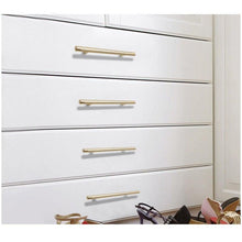 Load image into Gallery viewer, Black Golden Cupboard Handle Brushed Stainless Steel Kitchen Cabinet Door Knob Furniture Drawer Pull Hardware Pulls  Bar Handle  Furniture Handle Drawer Pull Hardware Stainless Steel Kitchen Drawer Pulls Cabinet Handles
