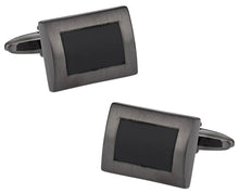 Load image into Gallery viewer, Black Gun Metal Cufflinks
