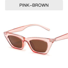 Load image into Gallery viewer, Black Rectangle Sunglasses For Women Retro Driving Glasses Vintage Fashion Style Cat Eye Sunglasses Women Small Cool Sun Glasses Luxury Eyewear

