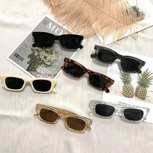 Load image into Gallery viewer, Black Rectangle Sunglasses For Women Retro Driving Glasses Vintage Fashion Style Cat Eye Sunglasses Women Small Cool Sun Glasses Luxury Eyewear

