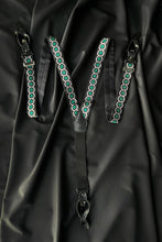 Load image into Gallery viewer, Sicily Meadow Green Floral Patterned Silk Suspenders
