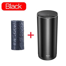 Load image into Gallery viewer, Black Small Trash Bin Garbage Can For Car Waste Rubbish Basket Organizer Storage Holder Car Accessories
