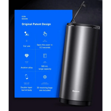 Load image into Gallery viewer, Black Small Trash Bin Garbage Can For Car Waste Rubbish Basket Organizer Storage Holder Car Accessories
