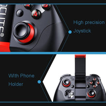Load image into Gallery viewer, Black Solid Bluetooth Joystick Smartphone Trigger Gamepad Controller Compatible With TV PC Laptop
