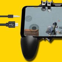 Load image into Gallery viewer, Black Sustainable Trigger Fire Shooter Joystick Metal Trigger Gamepad Compatible With Mobile Phone Accessories
