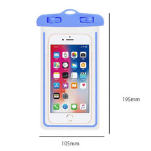 Load image into Gallery viewer, Black Universal Waterproof Phone Case Water Proof Bag Mobile Cover For iPhone 12 11 Pro Max 8 7 Waterproof Phone Bag Waterproof Phone Case With Lanyard for iPhone Case &amp; Strap
