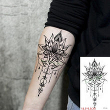 Load image into Gallery viewer, Black Waterproof Temporary Tattoo Sticker Different Design Colorful Fake Tattoo Arm Hand For Halloween Party Womens Mens
