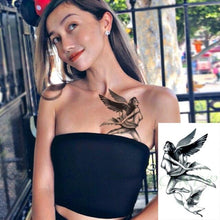 Load image into Gallery viewer, Black Waterproof Temporary Tattoo Sticker Different Design Colorful Fake Tattoo Arm Hand For Halloween Party Womens Mens
