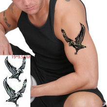 Load image into Gallery viewer, Black Waterproof Temporary Tattoo Sticker Different Design Colorful Fake Tattoo Arm Hand For Halloween Party Womens Mens
