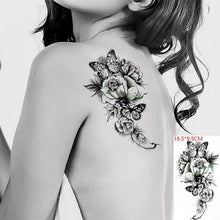 Load image into Gallery viewer, Black Waterproof Temporary Tattoo Sticker Different Design Colorful Fake Tattoo Arm Hand For Halloween Party Womens Mens
