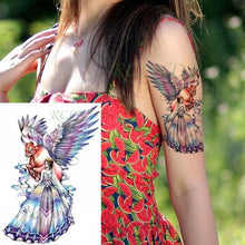 Load image into Gallery viewer, Black Waterproof Temporary Tattoo Sticker Different Design Colorful Fake Tattoo Arm Hand For Halloween Party Womens Mens
