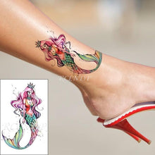 Load image into Gallery viewer, Black Waterproof Temporary Tattoo Sticker Different Design Colorful Fake Tattoo Arm Hand For Halloween Party Womens Mens
