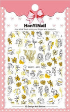 Load image into Gallery viewer, Black White 3D Nail Sticker Decals Cool English Letter Nail Art Decoration Manicure Design Christmas New Year Gift French Nail Art Stickers Decals 8Sheets Nail Art Supplies 3D Self-Adhesive Nail Art Decoration  Pattern Nail Accessories Classic Simple
