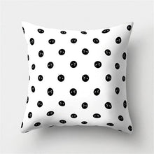 Load image into Gallery viewer, Black White Geometric Cushion Cover Pillowcase Sofa Cushions Decorative Pillow Covers Stripe Pattern Throw Pillow Case Daily Decorations Sofa Throw Pillow Case Cushion Covers Pillowcase Polyester Home Decor Pillow Cases 45x45CM
