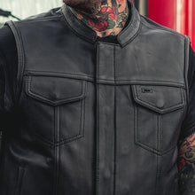 Load image into Gallery viewer, Hotshot Men's Motorcycle Leather Vest
