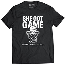 Load image into Gallery viewer, She Got Game - T-Shirt - Black
