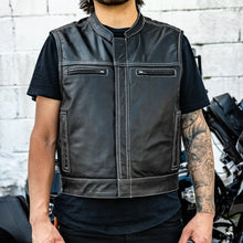 Load image into Gallery viewer, Lowrider Perforated Men's Leather Vest
