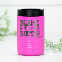 Load image into Gallery viewer, Blame It All On My Roots Garth Brooks Engraved Can Cooler
