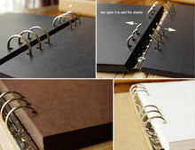 Load image into Gallery viewer, Blank Cover  Albums Kraft  Paper Diary Hand -Painted Graffiti  Scrapbook Book Memory Album Home Decor House Decoration DIY Memorable Gifts For Loved Ones
