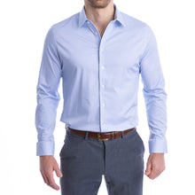 Load image into Gallery viewer, goTIELESS Ultimate Dress Shirt (Blue Diamond)
