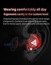 Load image into Gallery viewer, Blue Gaming Bass 3.5mm In-Ear Earphone Game Headset Noise Driver Gaming Earbuds Headset with Dual Mic Detachable &amp; Built-in and Volume Control For Mobile Gaming PC  Cancelling Earbuds With Mic
