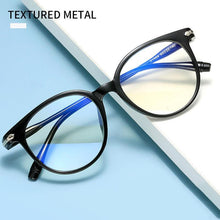 Load image into Gallery viewer, Blue Light Blocking Computer Glasses Retro Clear Lens Eyeglasses Frame And  Myopia Glasses Men Women Short Sight Eyewear Blue Coated Women Diopter Eyeglass0 -0.5 -1 -1.5 -2 -2.5 -3 -3.5 -4 -5 -6
