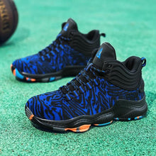 Load image into Gallery viewer, Blue Men High Quality Basketball Sneakers Boys Basket Shoes Autumn High Top Anti-Slip Outdoor Sports Shoes Trainer Professional Anti Slip Sports Sneakers
