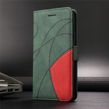 Load image into Gallery viewer, Blue PU Leather Wallet Flip Phone Case Cover For iPhone 13 Pro Max Case Leather Flip Cover iPhone 13 Pro Phone Case For  iPhone 12 Mini 14 11 8 7 6 6s Plus 5 5s Case
