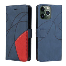 Load image into Gallery viewer, Blue PU Leather Wallet Flip Phone Case Cover For iPhone 13 Pro Max Case Leather Flip Cover iPhone 13 Pro Phone Case For  iPhone 12 Mini 14 11 8 7 6 6s Plus 5 5s Case
