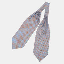 Load image into Gallery viewer, Navona - Silk Ascot Cravat Tie - Azure

