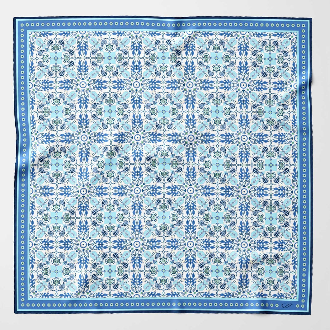 Barbaresco - Silk Neckerchief - Blue