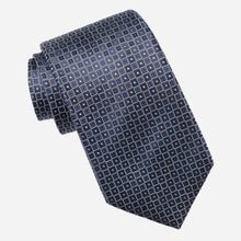Load image into Gallery viewer, Ravenna - Silk Jacquard Tie - Blue
